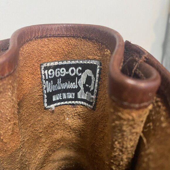 Officine Creative Moc Toe Logger Boots 8" Leather Lug Tread Size 10D M US - Picture 11 of 15